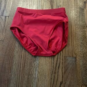 Red Capezio Dance Briefs (adult S)